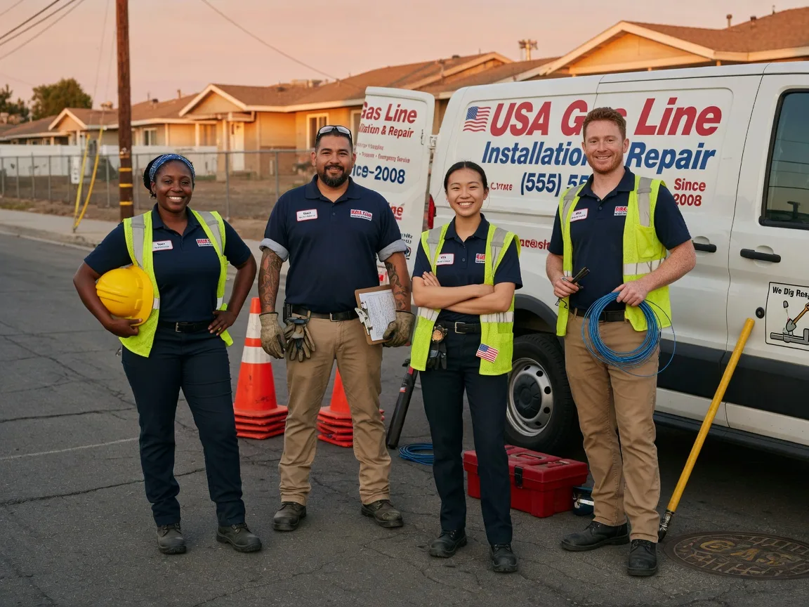Gas Line Installation company in Harrison Valley, PA